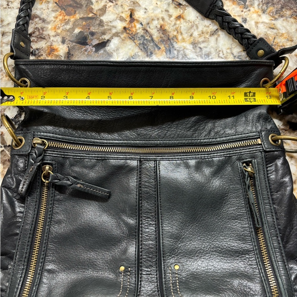 The Sak Black Leather Shoulder Bag - Picture 12 of 13